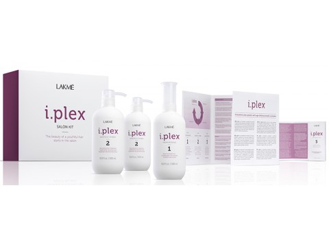 Lakme atstatomųjų plaukų priežiūros priemonių rinkinys i.plex Salon Kit Lakme atstatomųjų plaukų priežiūros priemonių rinkinys i.plex Salon Kit